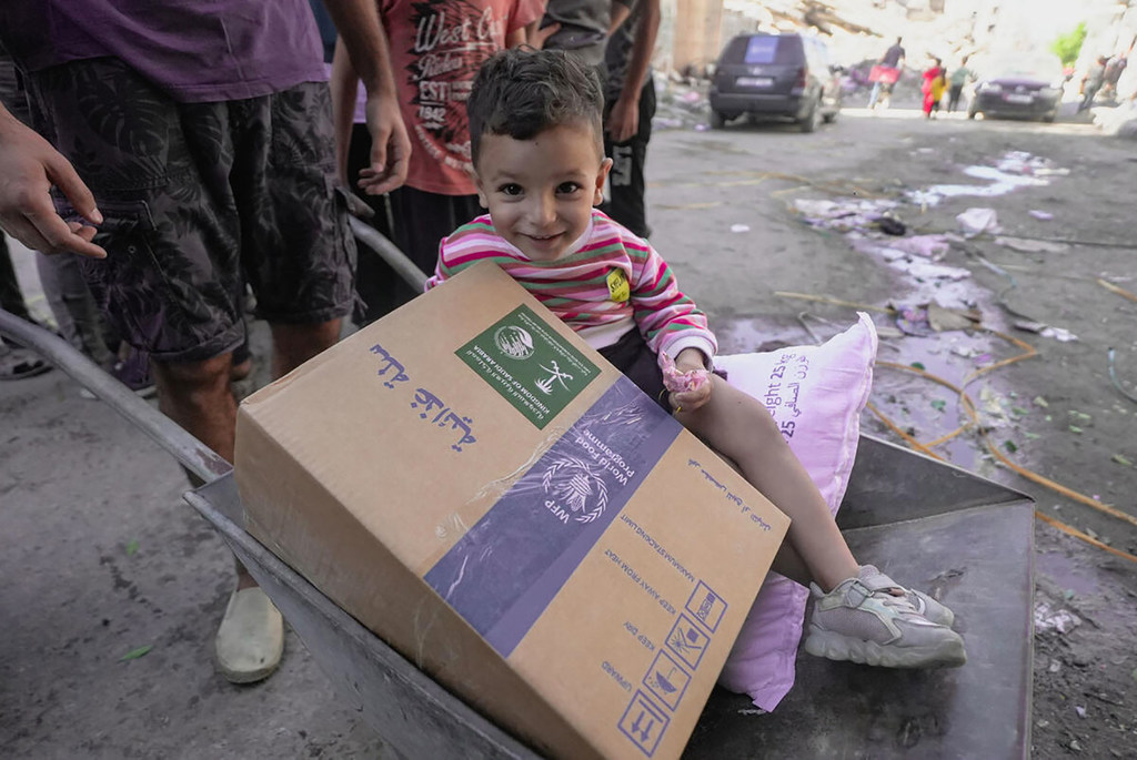 WFP food assistance is a lifeline for children and families in Gaza.