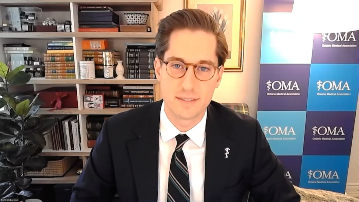 Ontario Medical Association president Dr. Dominik Nowak about one in four Ontario residents don't have access to a family doctor. He said one result is that patients use emergency departments in their local hospitals as 'their front door to the health care system.' 