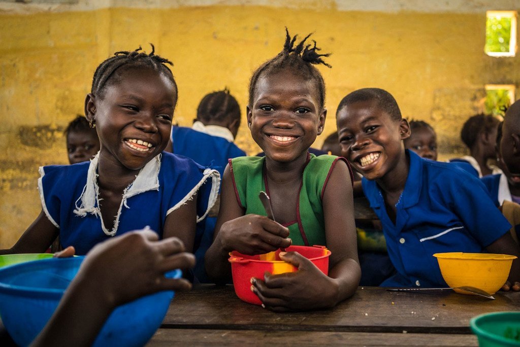 UN agencies are supporting education for girls in Sierra Leone.